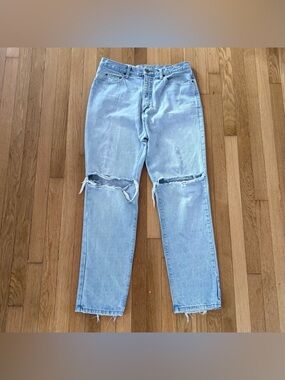 Vintage Guess Jeans Georges Marciano 1980s Made In USA Distressed Whiskered 36